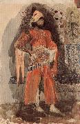 Mikhail Vrubel A Perslan Prince oil painting artist
